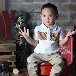 AUTHENTIC Burberry Polo w/ Logo - 18M